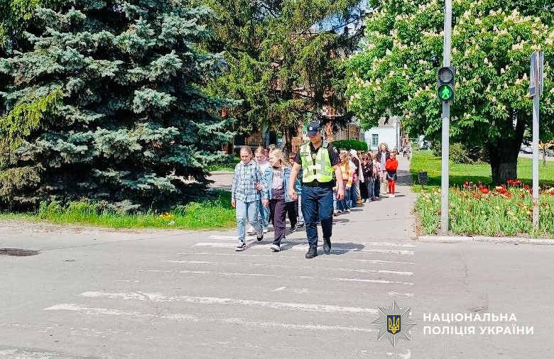 поліцейські провели урок безпеки дорожнього руху