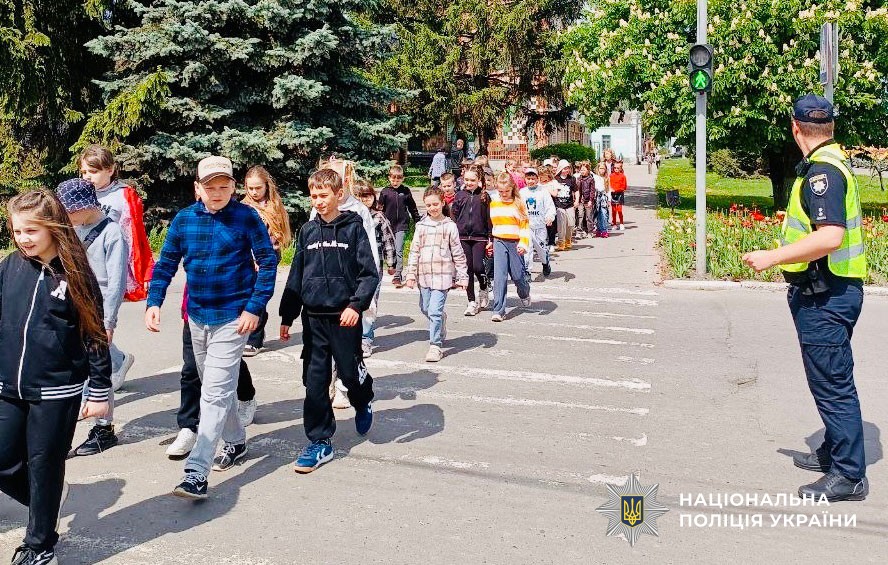 поліцейські провели урок безпеки дорожнього руху