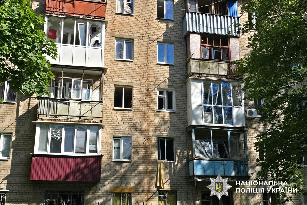 Пошкоджена багатоповерхівка