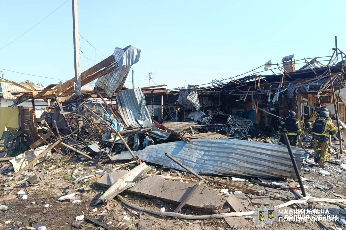 На фото наслідки ворожого обстріл