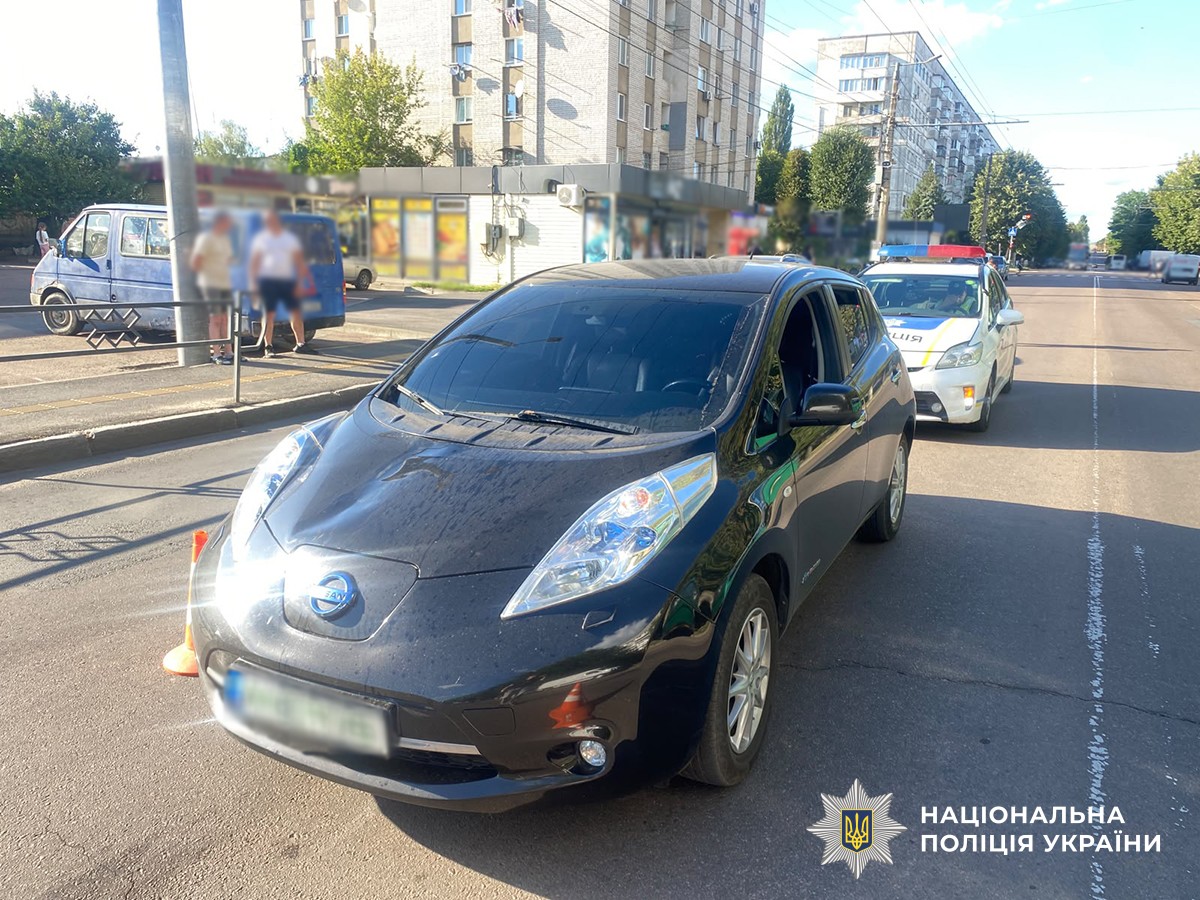 ДТП на Вітрука у Житомирі: під колеса Nissan потрапив 7-річний хлопчик