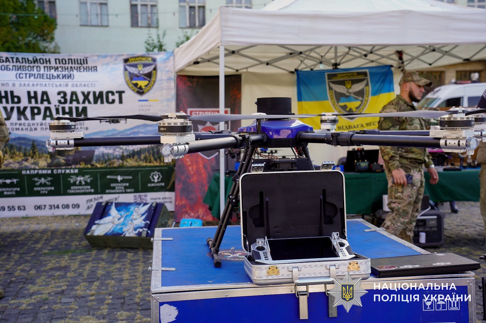 Бійці «стрілецького» батальйону поліції Закарпаття показали чим нищать ворога на фронті