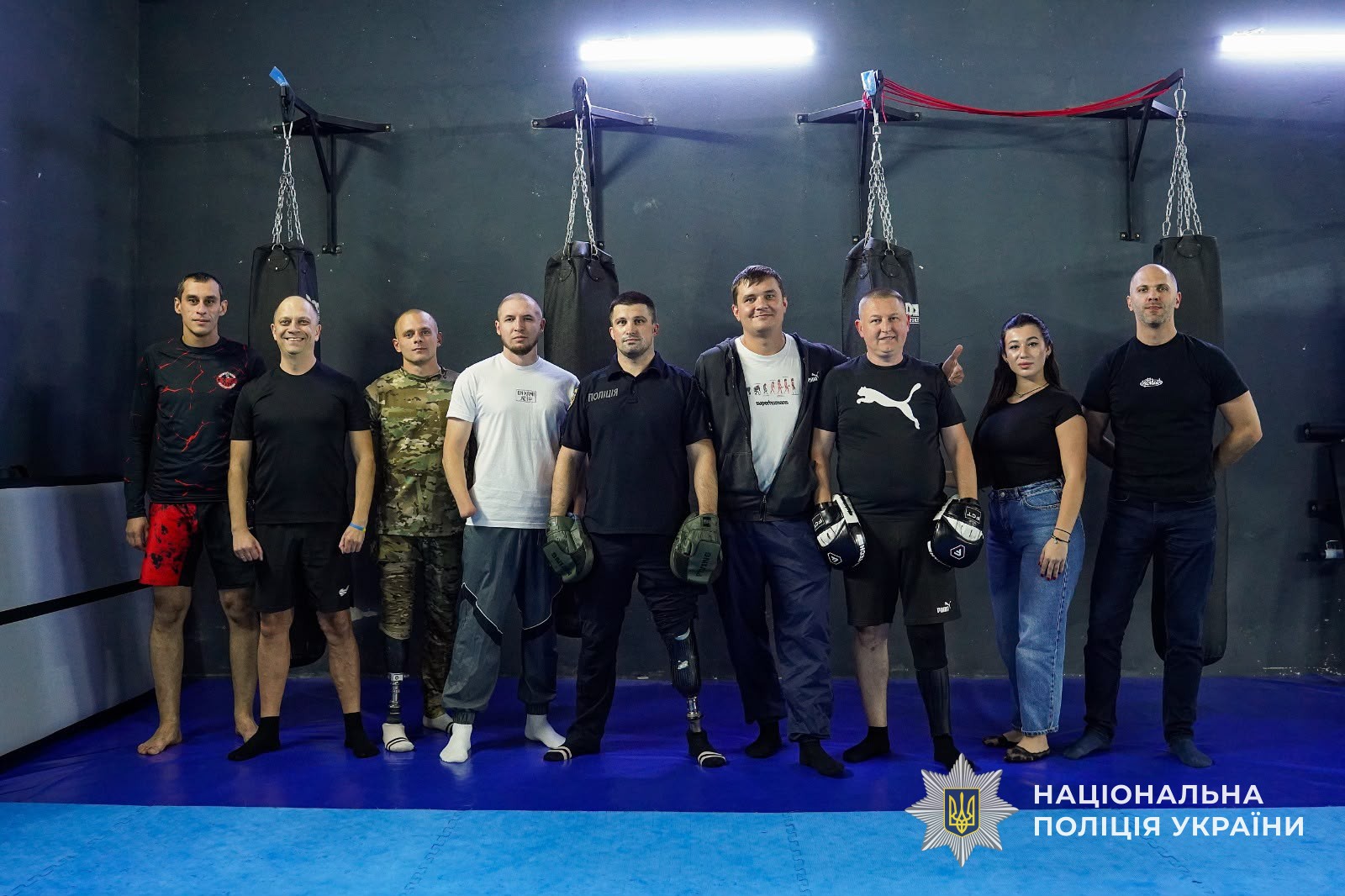 Тренування ветеранів на секції з адаптивних змішаних єдиноборств