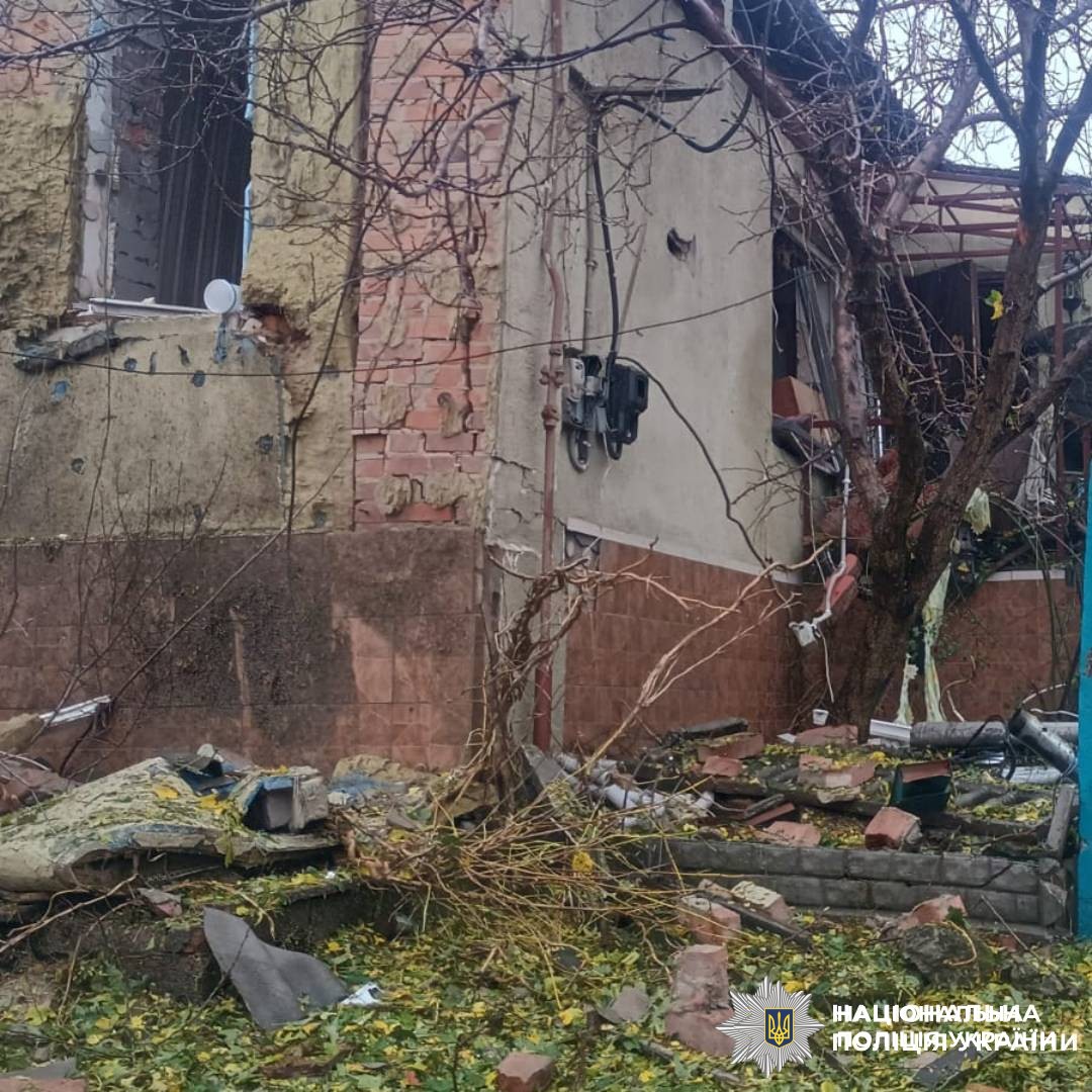 На фото наслідки ворожого обстрілу